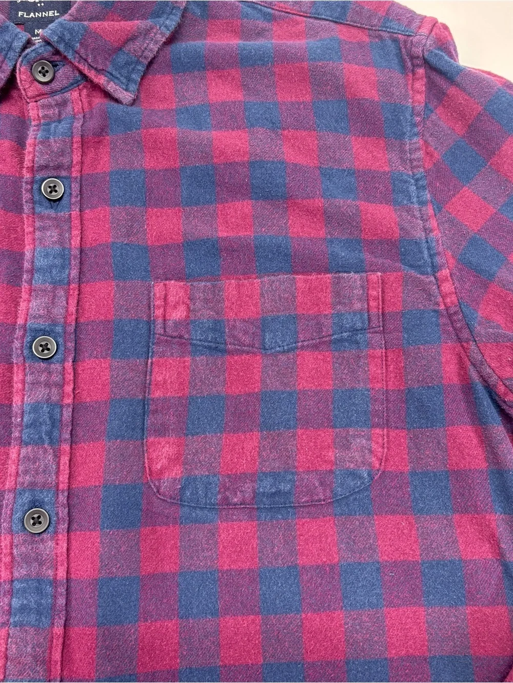 J.Crew Buffalo Plaid Flannel Shirt Grunge Workwear Cabin Core Men’s Medium